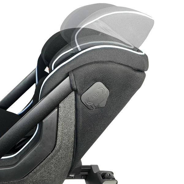 12-position height-adjustable headrest
